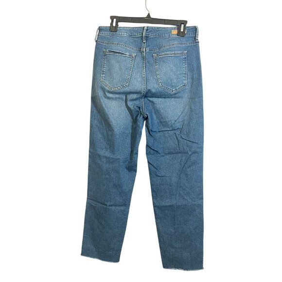 Womens Slim Straight Jeans cropped 10/30 Social Standard Denim Raw Hem 30X26" - Picture 2 of 7